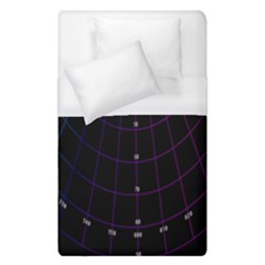 Formula Number Line Purple Natural Duvet Cover (single Size) by Alisyart