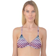 Goose Swan Hook Purple Reversible Tri Bikini Top