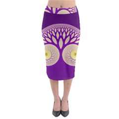 Glynnset Royal Purple Midi Pencil Skirt by Alisyart