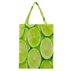 Green Lemon Slices Fruite Classic Tote Bag