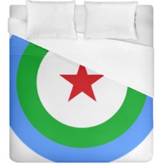 Roundel Of Djibouti Air Force  Duvet Cover (king Size) by abbeyz71