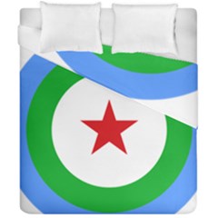 Roundel Of Djibouti Air Force Duvet Cover Double Side (california King Size) by abbeyz71