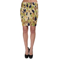 Army Camouflage Pattern Bodycon Skirt