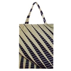 Line Chevron Triangle Grey Classic Tote Bag by Alisyart