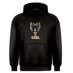 Black Rock With My Girl  Men s Pullover Hoodie by FunnySaying
