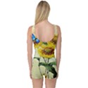 Backdrop Colorful Butterfly One Piece Boyleg Swimsuit View2