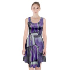 Purple Agate Natural Racerback Midi Dress