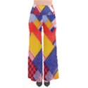 Background Fabric Multicolored Patterns Pants View1