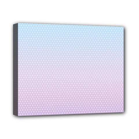 Simple Circle Dot Purple Blue Canvas 10  X 8  by Alisyart