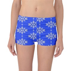 Background For Scrapbooking Or Other Snowflakes Patterns Reversible Bikini Bottoms
