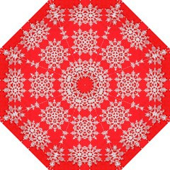 Background For Scrapbooking Or Other Stylized Snowflakes Straight Umbrellas by Nexatart