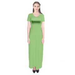 Swing Children Green Kids Short Sleeve Maxi Dress