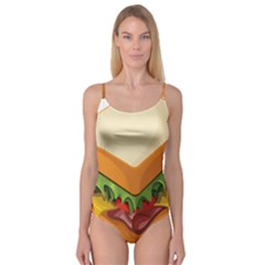 Sandwich Breat Chees Camisole Leotard 