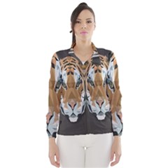 Tiger Face Animals Wild Wind Breaker (women)