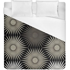 Sunflower Black White Duvet Cover (King Size)