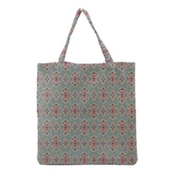 Vintage Floral Tumblr Quotes Grocery Tote Bag