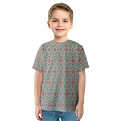 Vintage Floral Tumblr Quotes Kids  Sport Mesh Tee