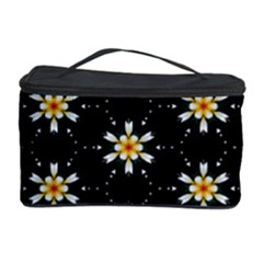 Background For Scrapbooking Or Other With Flower Patterns Cosmetic Storage Case