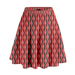 Hexagon Based Geometric High Waist Skirt