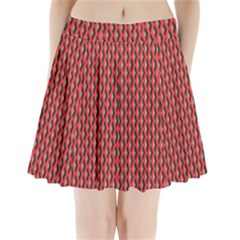 Hexagon Based Geometric Pleated Mini Skirt