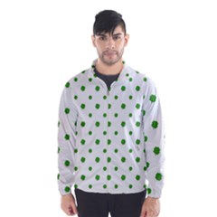 Saint Patrick Motif Pattern Wind Breaker (men) by dflcprintsclothing