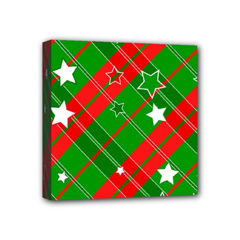 Background Abstract Christmas Mini Canvas 4  x 4 