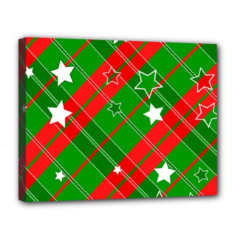 Background Abstract Christmas Canvas 14  x 11 