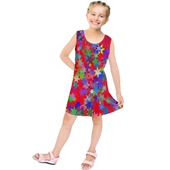 Background Celebration Christmas Kids  Tunic Dress