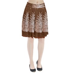 Background Christmas Tree Christmas Pleated Skirt