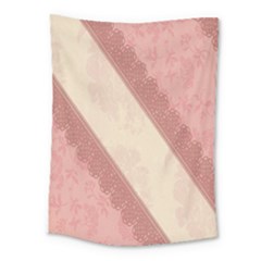 Background Pink Great Floral Design Medium Tapestry by Nexatart