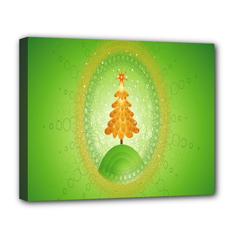 Beautiful Christmas Tree Design Deluxe Canvas 20  X 16   by Nexatart