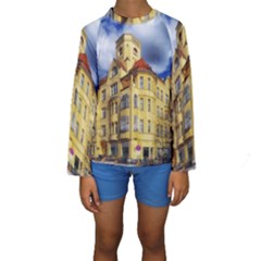 Berlin Friednau Germany Building Kids  Long Sleeve Swimwear by Nexatart