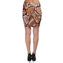 Biscuit Brown Christmas Cookie Bodycon Skirt View2