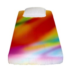 Blur Color Colorful Background Fitted Sheet (single Size) by Nexatart