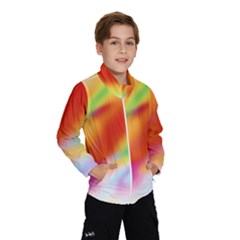 Blur Color Colorful Background Wind Breaker (kids)