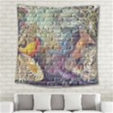 Brick Of Walls With Color Patterns Square Tapestry (Large) View2