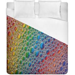 Bubbles Rainbow Colourful Colors Duvet Cover (california King Size) by Nexatart