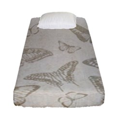 Butterfly Background Vintage Fitted Sheet (single Size)