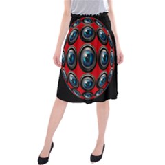 Camera Monitoring Security Midi Beach Skirt