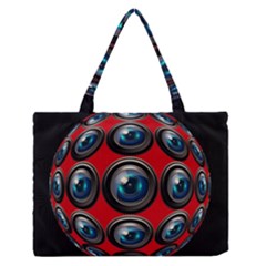 Camera Monitoring Security Medium Zipper Tote Bag by Nexatart