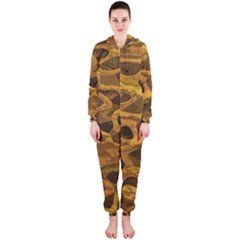 Camo Hooded Jumpsuit (ladies)  by Nexatart