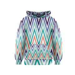 Chevrons Colourful Background Kids  Zipper Hoodie by Nexatart