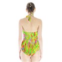 Cheerful Phantasmagoric Pattern Halter Swimsuit View2