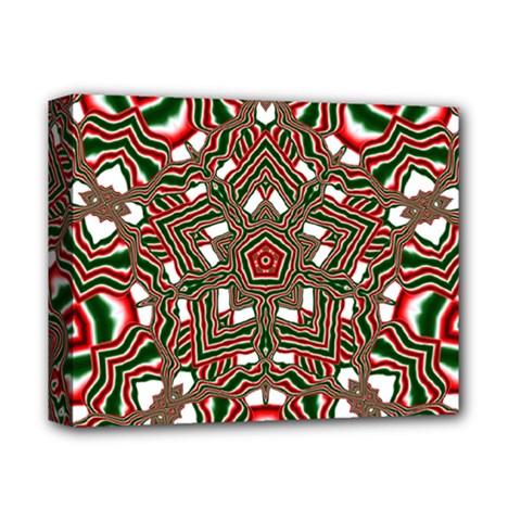 Christmas Kaleidoscope Deluxe Canvas 14  X 11 