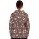 Christmas Kaleidoscope Women s Zipper Hoodie View2