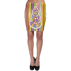 Christmas Tree Colorful Bodycon Skirt by Nexatart