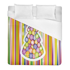 Christmas Tree Colorful Duvet Cover (full/ Double Size) by Nexatart