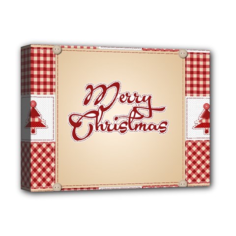 Christmas Xmas Patterns Pattern Deluxe Canvas 16  X 12   by Nexatart