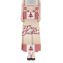 Christmas Xmas Patterns Pattern Maxi Skirts