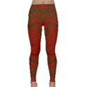 Christmas Kaleidoscope Art Pattern Classic Yoga Leggings View1